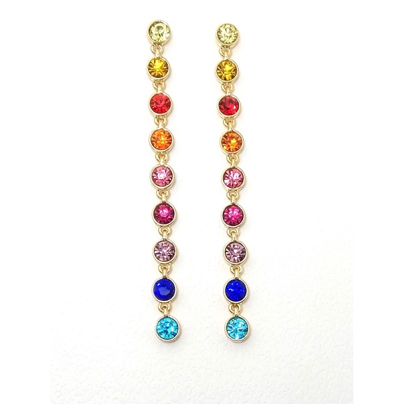 Jewelry - 🌈Rainbow Gem Drop Earrings!!!